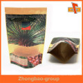 moisture proof laminatged material custom resealable stand up coffee paper bags with printing